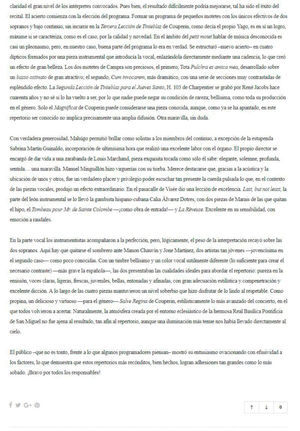 Crítica sobre el disco Ímpetus Live en Madrid