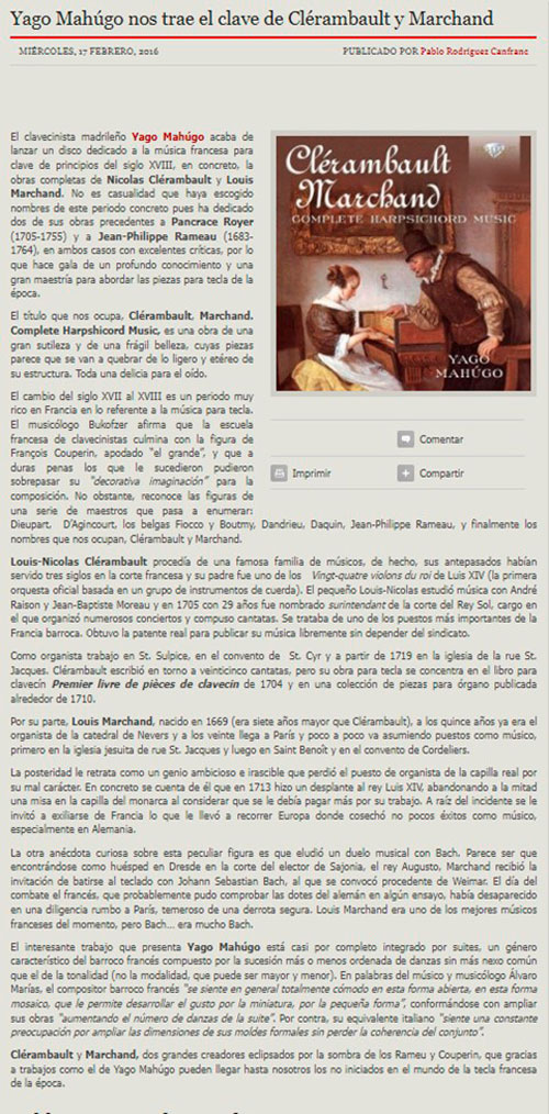 Clérambault, Marchand