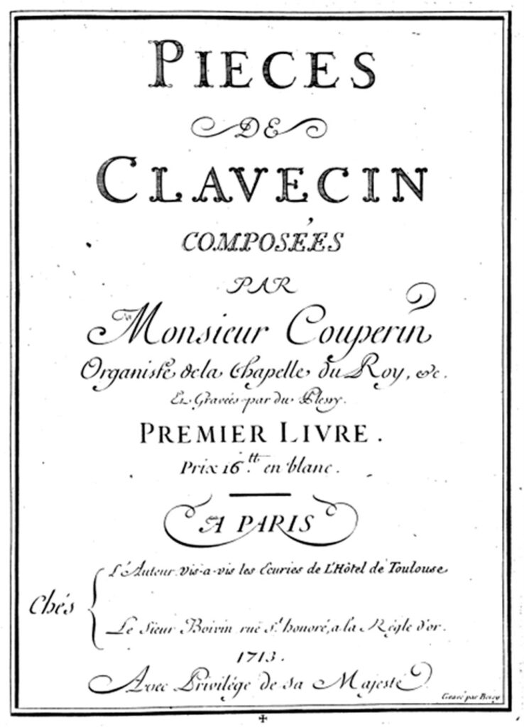 Pieces de clavecin composees